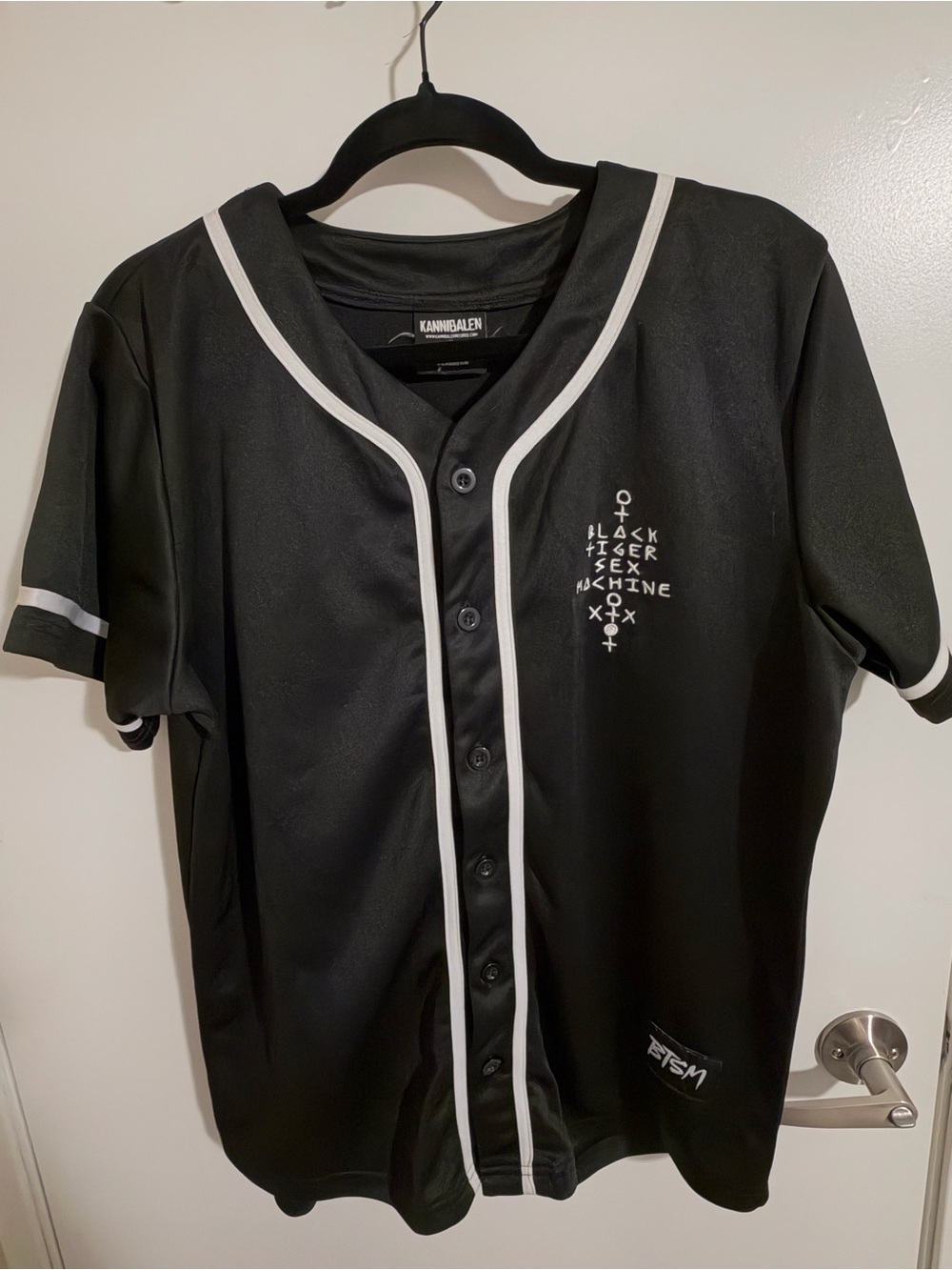 Black Tiger Sex Machine Baseball Jesery